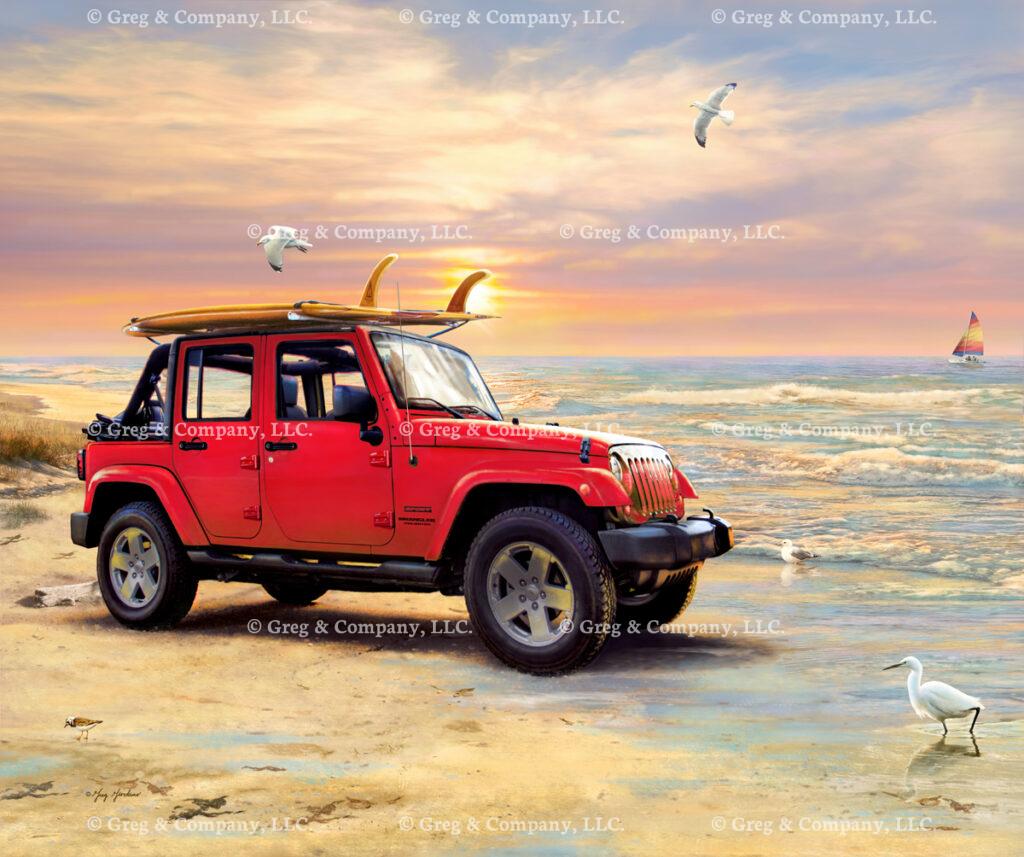 GREGCO Greg Giordano Red ZZZ AAA 505MA Jeep Wrangler