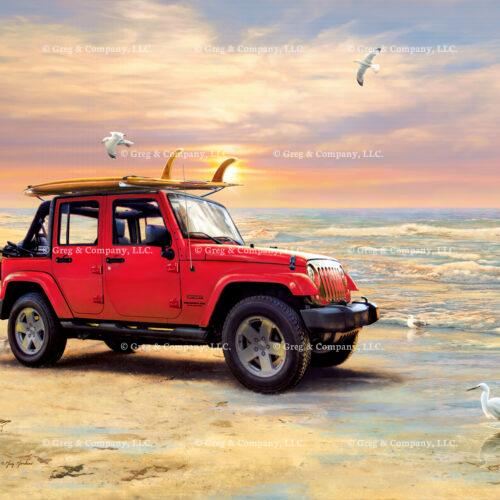 GREGCO Greg Giordano Red ZZZ AAA 505MA Jeep Wrangler
